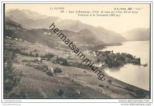 Lac d' Annecy - Talloires et la Tournette