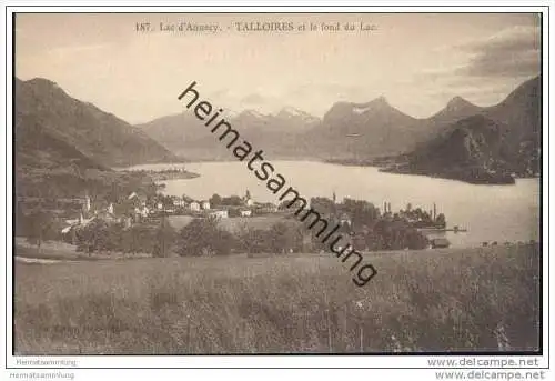 Lac d' Annecy - Talloires et le fond du Lac