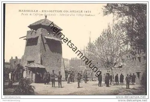Marseille - Exposition Coloniale 1922 - Palais de L'Afrique Occidentale
