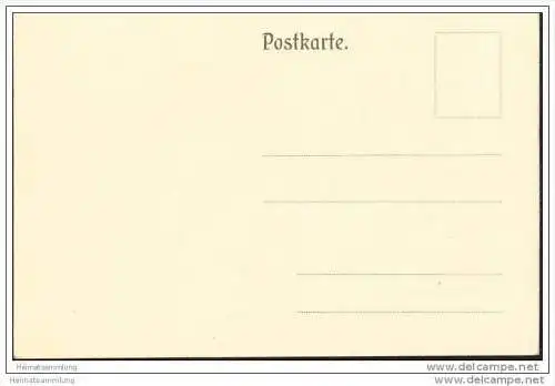 Landschaft - Künstlerkarte signiert F. Meumann 1916
