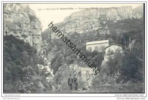 Environs de Grenoble - Sassenage - Entree des Gorges l&acute; Engins