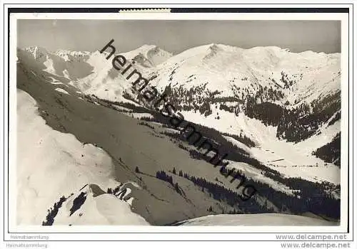 Schwarzwassertal - Schwarzwasserhütte - Steinmandl - Didamskopf - Hählekopf - Foto-AK