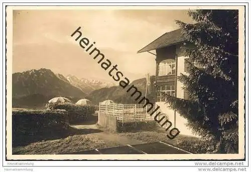 Oberstdorf  - Alpenhotel Panorama - Besitzer C. M. Sailer - Foto-AK