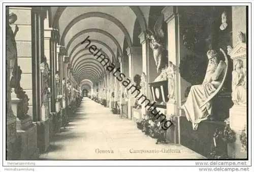 Genova - Camposanto-Galleria - Edizione Varietas-Genova ca. 1910