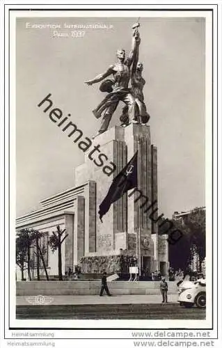 Paris - Exposition Internationale 1937 - Pavillon de L'URSS - Russland - Foto-AK