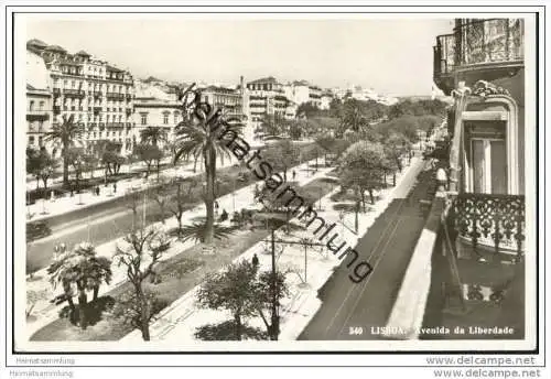 Lisboa - Avenida da Liberdade - Foto-AK