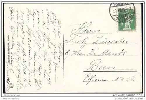 Zürich - Alpenquai - Rotes Schloss und Tonhalle