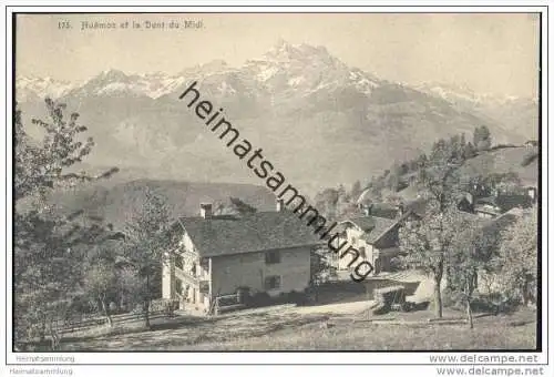 Huémoz et la Dent du Midi