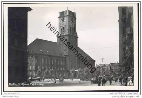 Berlin-Schöneberg - Rathaus - Foto-AK 50er Jahre