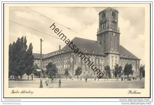 Berlin-Schöneberg - Rathaus - Foto-AK 1950