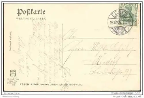 Essen-Ruhr - Hammer 'Fritz' auf dem Kruppwerk