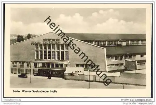 Berlin-Prenzlauer Berg - Werner Seelenbinder Halle - Foto-AK 50er Jahre