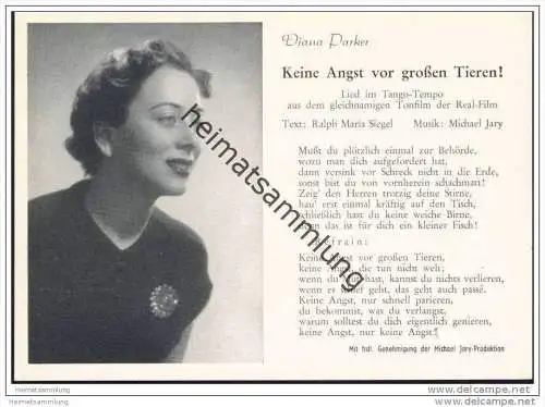 Diana Parker - Keine Angst vor grossen Tieren! 1954 aus dem gleichnamigen Film