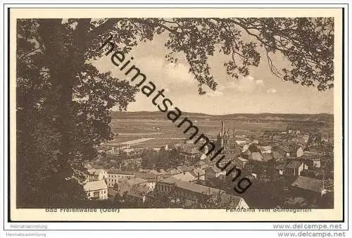 Bad Freienwalde - Panorama vom Schlossgarten