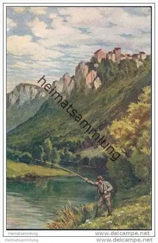 Schloss Wildenstein - Künstlerkarte F. Hummel ca. 1910