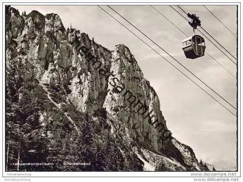 Kampenwand - Seilbahn - Foto-AK Grossformat