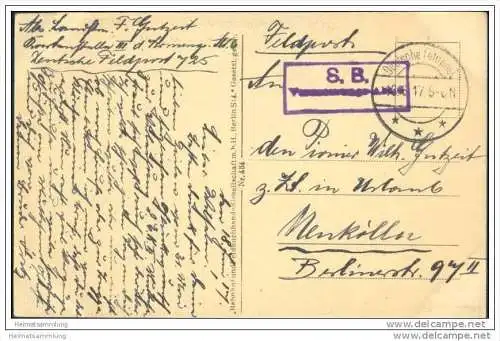 Focsani - Fokschan - Gymnasium Einigkeit - Feldpost