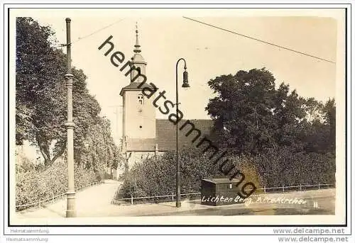 Berlin-Lichtenberg - Alte Kirche - Foto-AK 30er Jahre