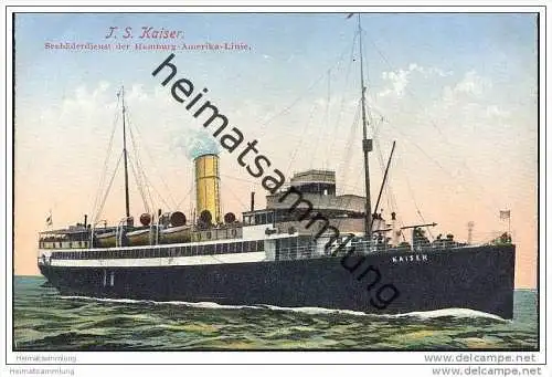 T. S. Kaiser - Seebäderdienst der Hamburg-Amerika-Linie