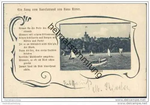 Berlin-Wannsee - Ein Sang vom Havelstrand von Hans Rittner