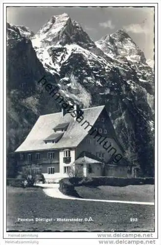 Hinterstoder - Pension Dietlgut - Foto-AK