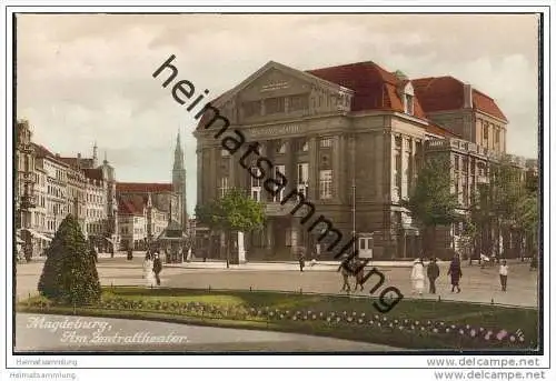 Magdeburg - Zentraltheater - Foto-AK