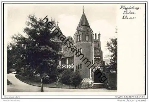 Magdeburg - Lukas-Klause - Foto-AK 30er Jahre