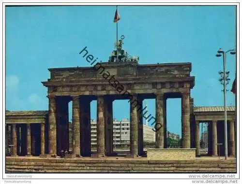Berlin - Mauer - Brandenburger Tor 60er Jahre