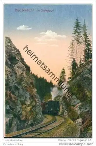 Brockenbahn - Im Drängetal - Harzquerbahn