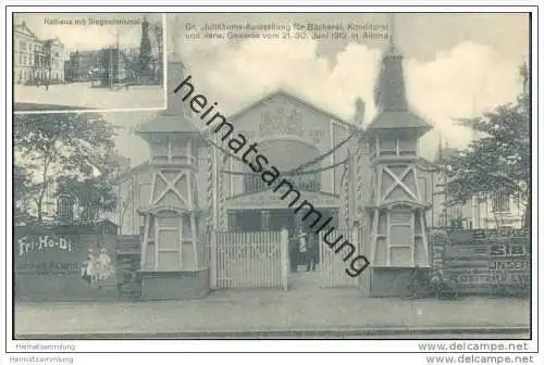 Hamburg - Gr. Jubiläums-Ausstellung für Bäckerei - Konditorei und verw. Gewerbe vom 21.-30.Juni 1912 in Altona