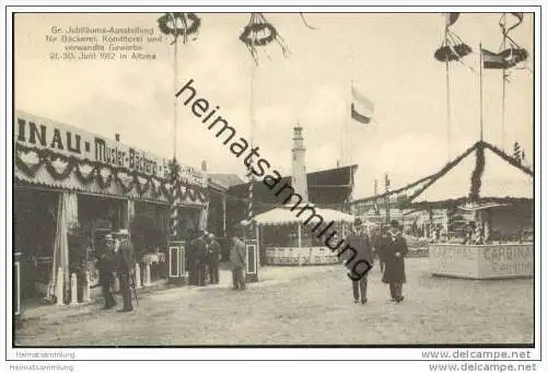 Hamburg - Gr. Jubiläums-Ausstellung für Bäckerei - Konditorei und verw. Gewerbe vom 21.-30.Juni 1912 in Altona