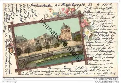 Strassburg - Justizpalast mit St. Peterskirche