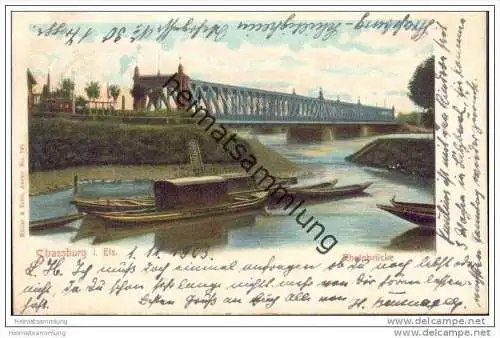 Strassburg - Rheinbrücke