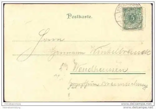 Gruss aus Strassburg - Kaiserpalast - Universität