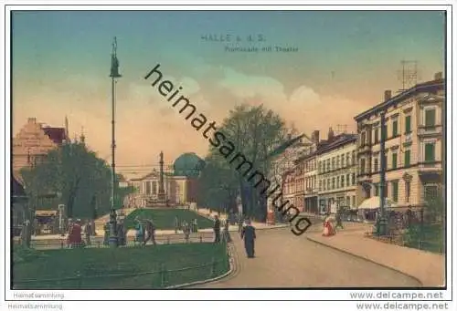 Halle a. S. - Promenade mit Theater