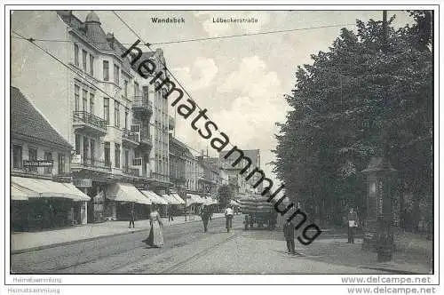 Hamburg-Wandsbek - Lübeckerstrasse - Auto-Halle - Wettersäule