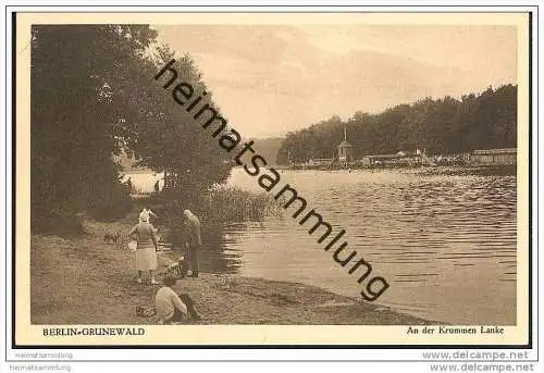 Berlin-Grunewald - An der Krummen Lanke