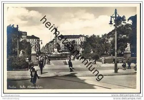 Berlin-Kreuzberg - Belle Alliance Platz - Foto-AK 30er Jahre