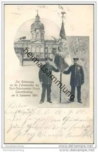 Zur Erinnerung an die Fahnenweihe des Post-Unterbeamten-Verein Charlottenburg am 11.September 1904