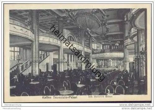 Berlin-Schöneberg - Kaffee Tauentzien-Palast - Innenansicht - Inhaber Heinrich Braun