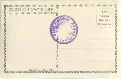 Zugspitzbahn - Wagenkreuzung - Foto-AK - Verlag H. Huber München