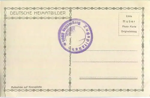 Zugspitzbahn - Blick auf die Mieminger Berge - Foto-AK - Verlag H. Huber München