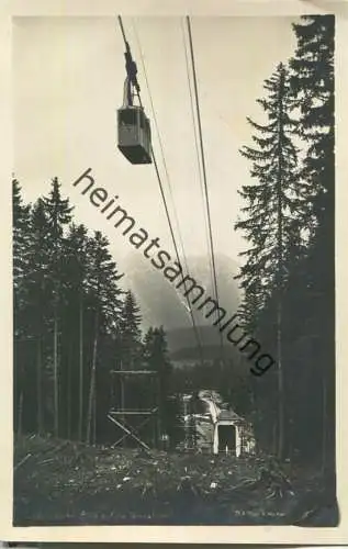 Zugspitzbahn - Blick auf die Talstation - Foto-AK - Verlag H. Huber München