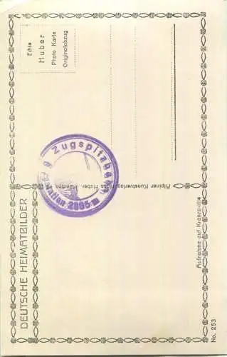 Zugspitzbahn - Blick auf die Talstation - Foto-AK - Verlag H. Huber München