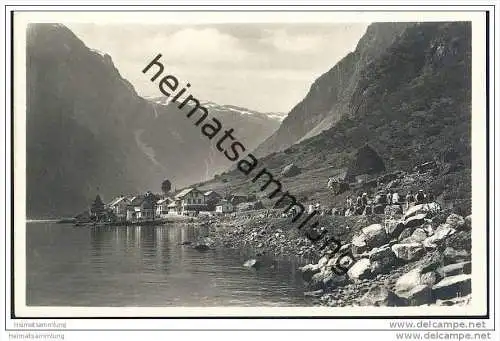 Gudvangen - Foto-AK 30er Jahre