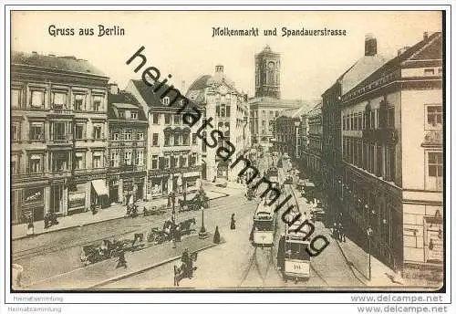 Berlin - Molkenmarkt - Spandauerstrasse - Strassenbahn
