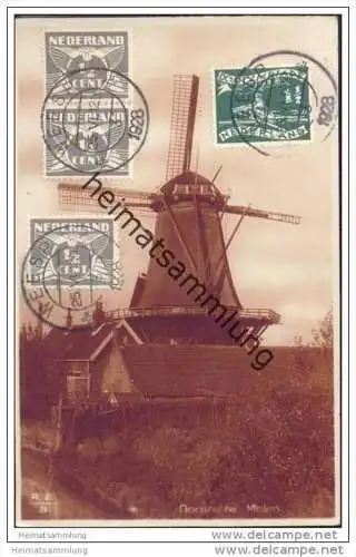 Windmühle - Niederlande - Holland - Bordtsche Molen - Foto-AK