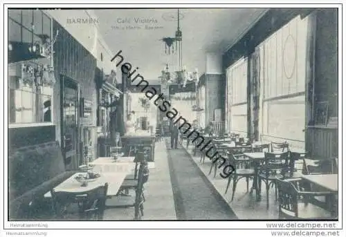 Wuppertal-Barmen - Café Victoria - Inh. Herm. Sausner - Innenansicht