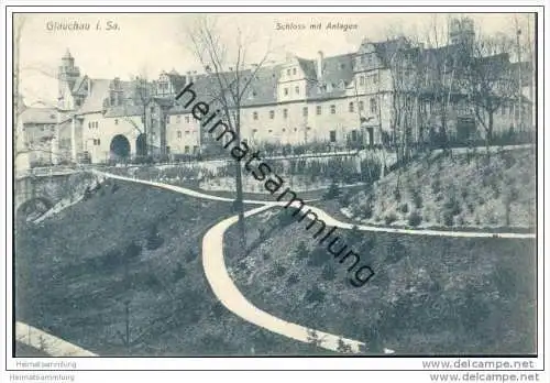 Glauchau - Schloss mit Anlagen