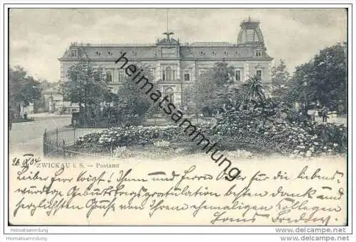 Zwickau - Postamt - Zwickauer Neueste Nachrichten